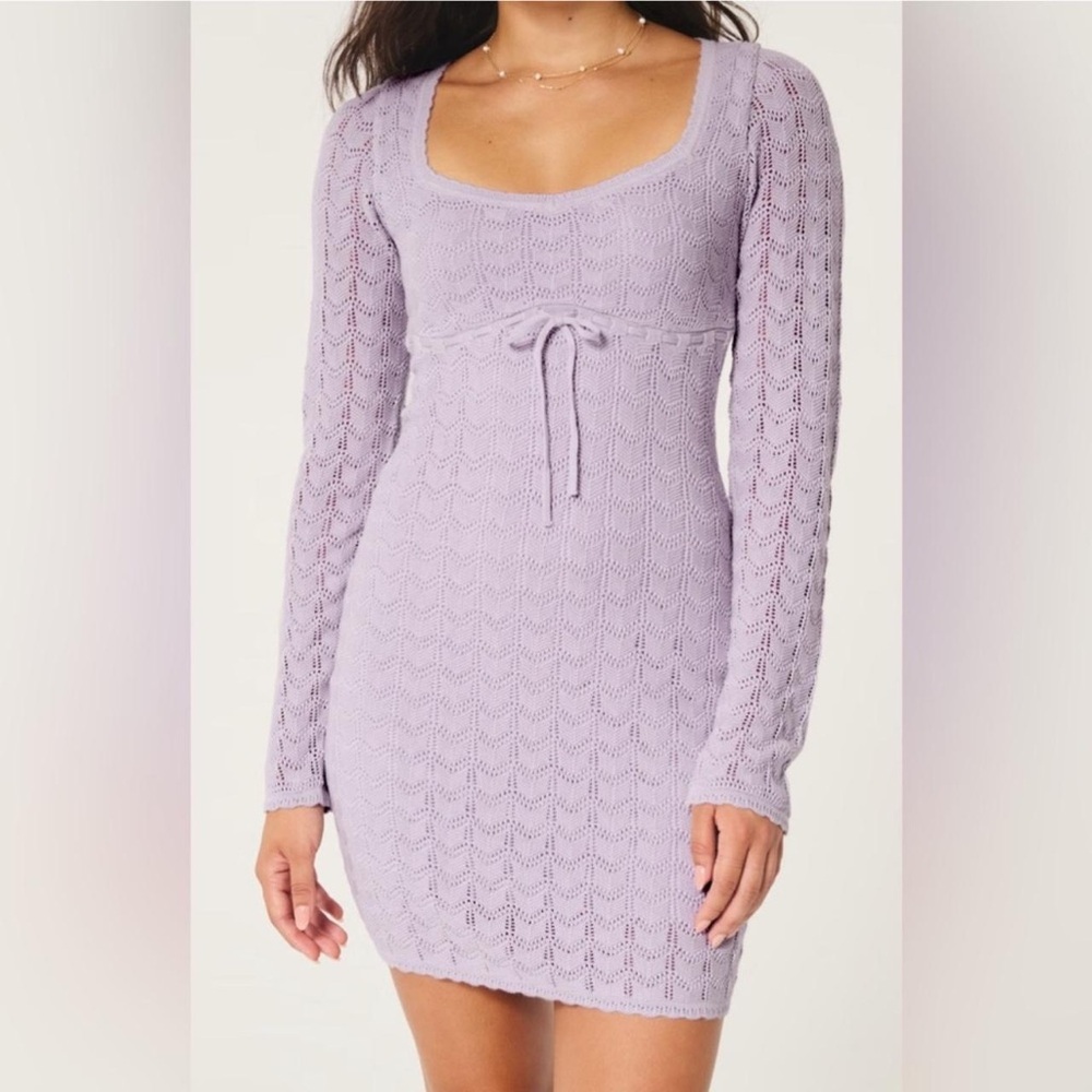 Hollister Lavender Mini Dress